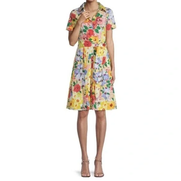 France’s Valentine Bella Picnic Cotton Shirtdress size XS - Picture 2 of 10